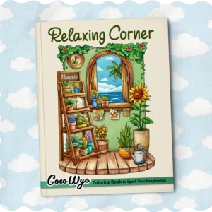 Relaxing Corner Coloring Book